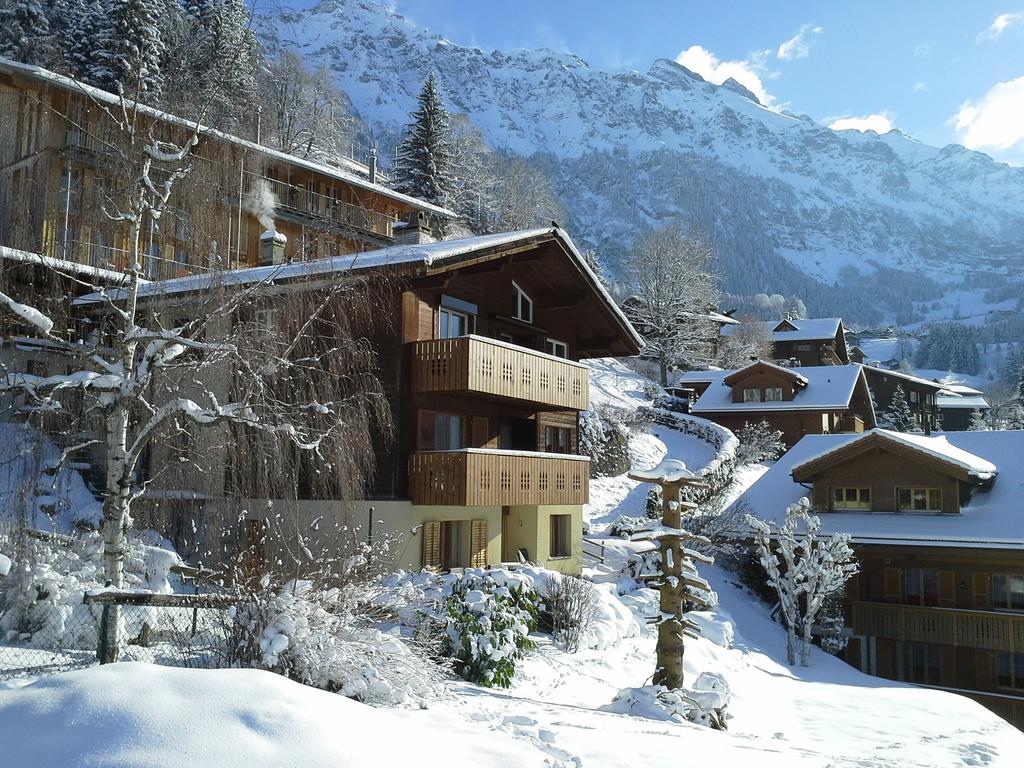 Chalet Gerbera Apartman Wengen Szoba fotó